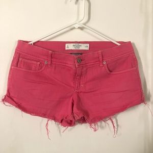 Pink, stretch, Abercrombie shorts